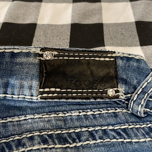 Vigoss Dublin Bootcut Jeans Size 12 x 31 Thick Stitch Double Pockets Stretch - Picture 11 of 13